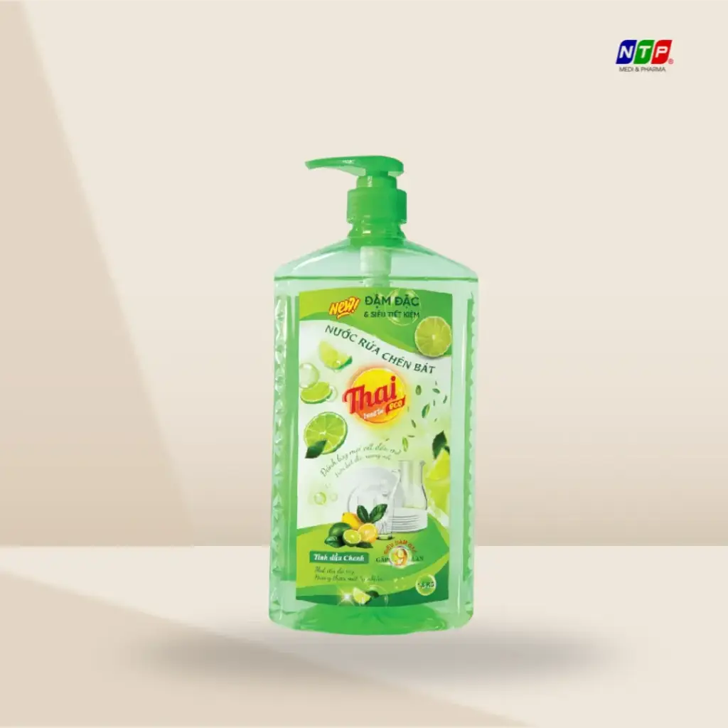 Nước rửa chén ThaiEco hương Chanh - Chai 1.6kg