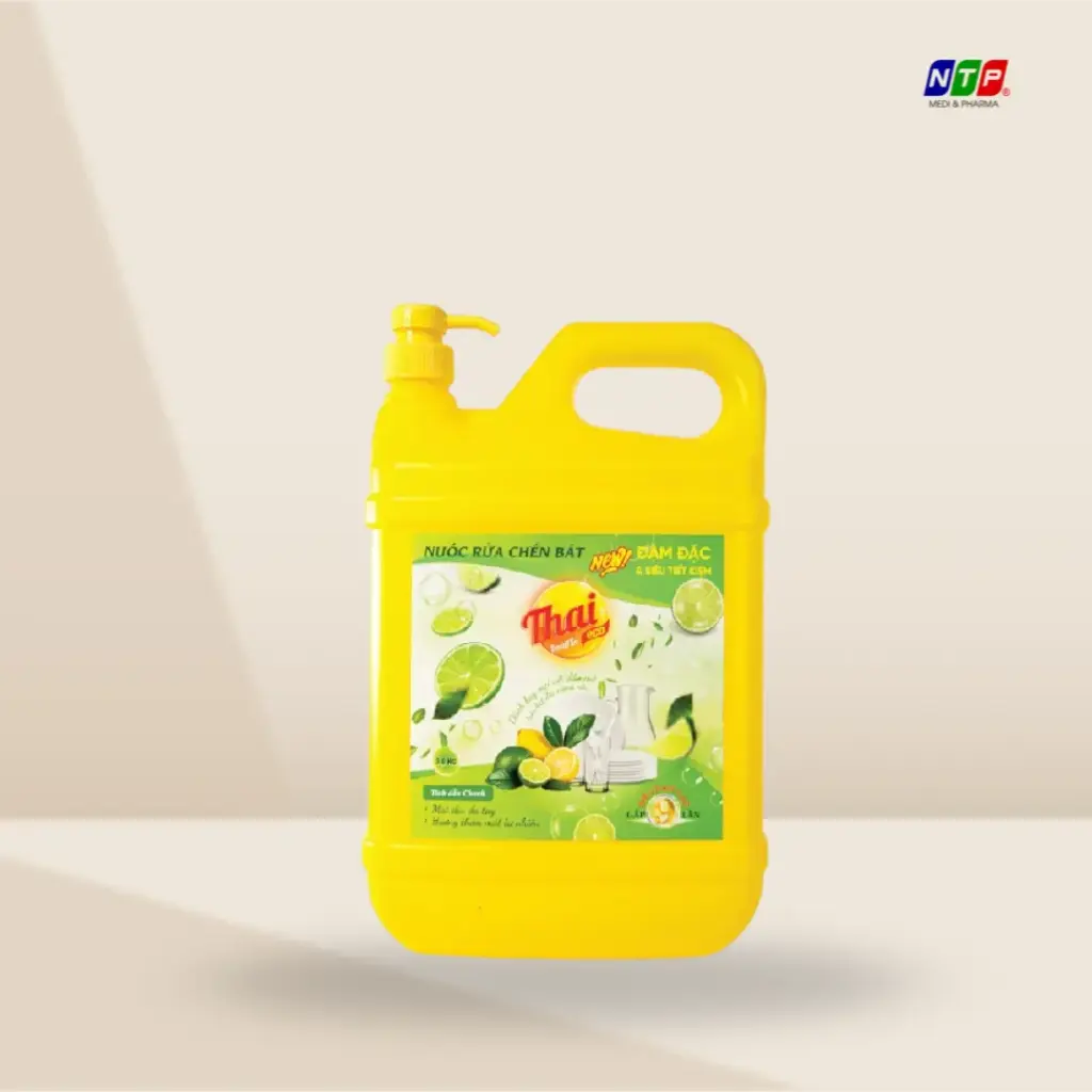 Nước rửa chén ThaiEco hương Chanh - Can 3.6kg