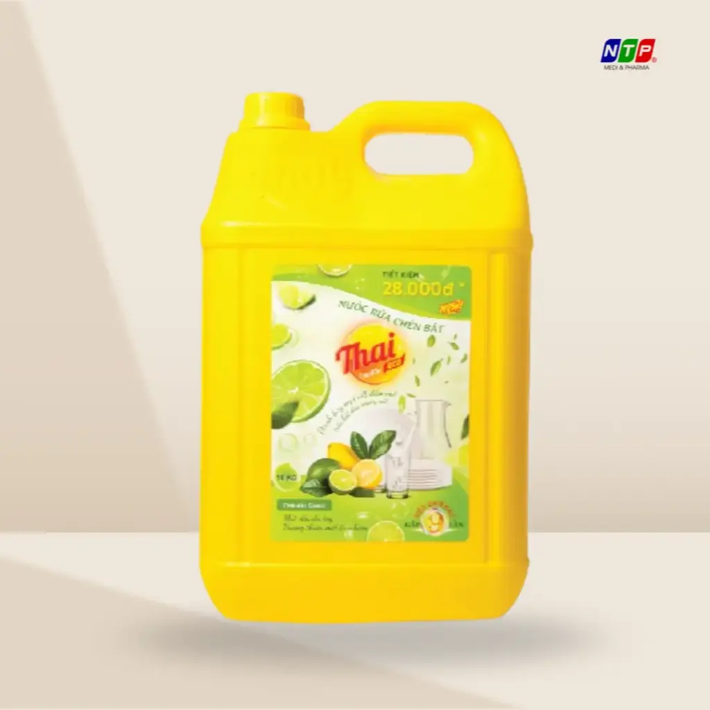 Nước rửa chén ThaiEco hương Chanh - Can 10kg