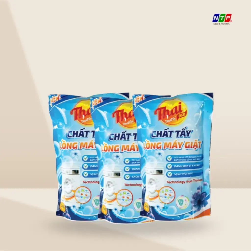 Bột tẩy lồng máy giặt ThaiEco túi 100g