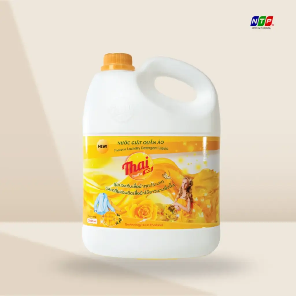 Nước giặt ThaiEco hương Cam (Vàng) - Can 3.000ml